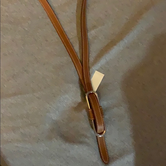 Ralph Lauren Leather Brown strap belt with Buckle main image 4